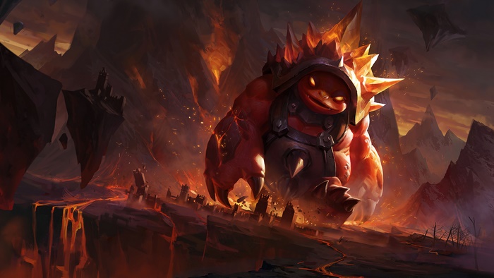 Molten Rammus from League of Legends
