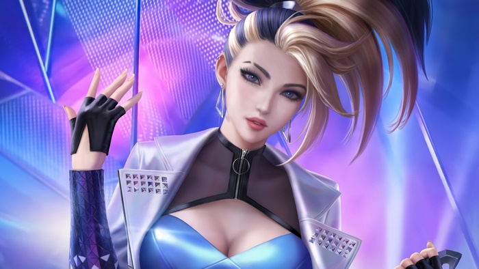 Akali from KDA All Out 4K