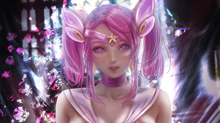 Star Guardian Lux from League of Legends 4K