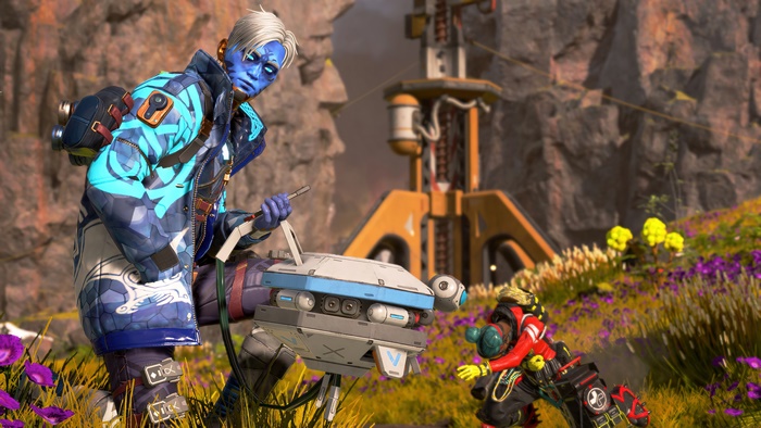 Crypto from Apex Legends Azure Gaze skin 4K