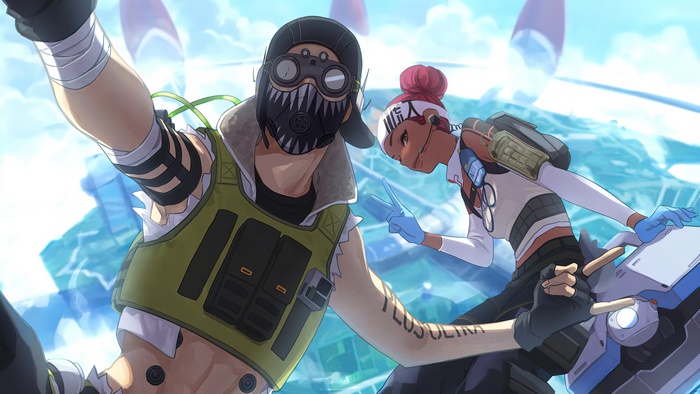Octane and Lifeline from Apex Legends 4K