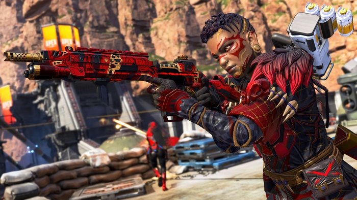 Lifeline from Apex Legends Crimson Queen skin 4K