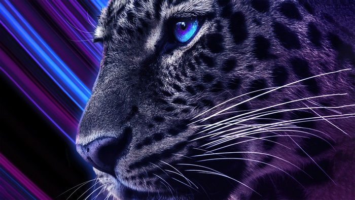 4K Digital Art of a Cheetah Close-Up