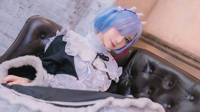 Rem from Re:Zero cosplay 4K