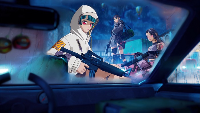 Fortnite Characters Yuki Megumi and Chigusa in Action