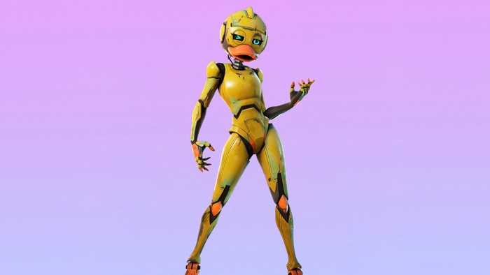 Megg skin from Fortnite 4K