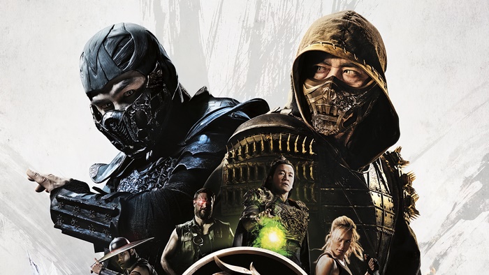 Mortal Kombat 4K Poster featuring Sub-Zero and Scorpion