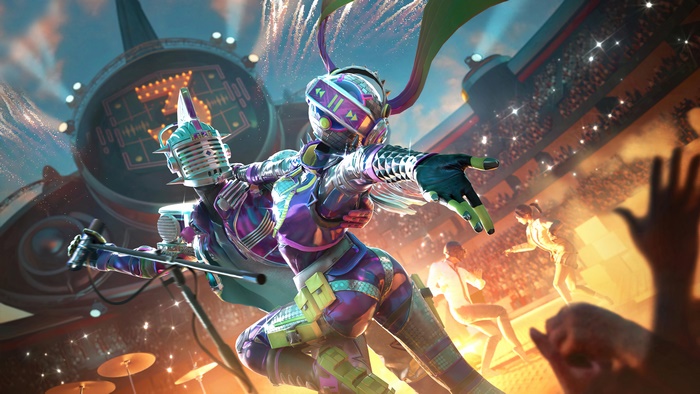 Neon Lord and Neon Lady sets from PUBG Mobile 4K