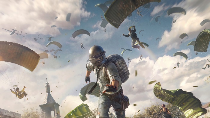 PUBG Mobile Parachuting 4K