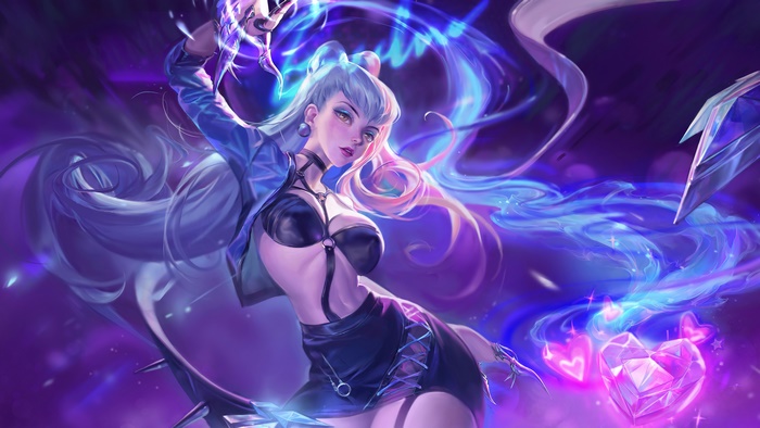 KDA Evelynn from League of Legends Art in 4K