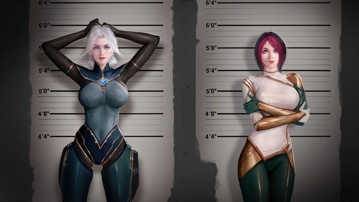 Fiora and Camille from League of Legends