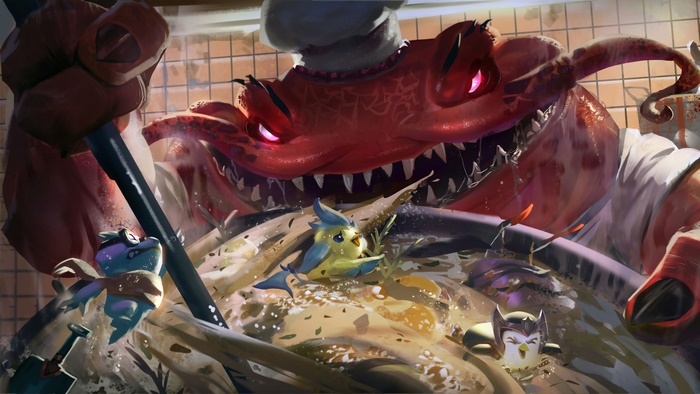 Tahm Kench from League of Legends 4K art