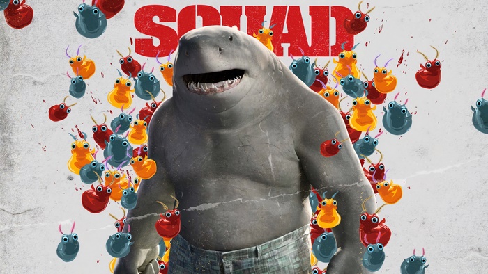 King Shark from The Suicide Squad 4K Poster