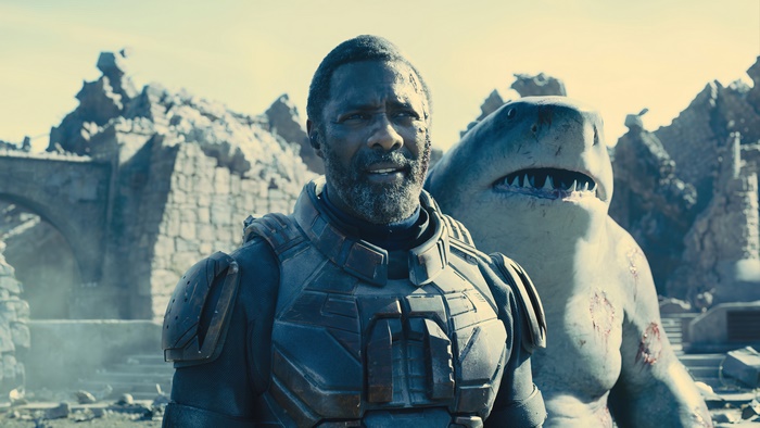 Bloodsport and King Shark from The Suicide Squad 4K