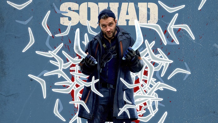 Captain Boomerang from The Suicide Squad 4K poster