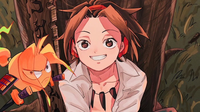 Yoh Asakura and Amidamaru from Shaman King 4K