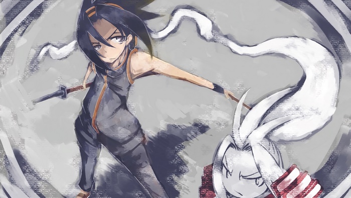Yoh Asakura and Amidamaru from Shaman King 4K