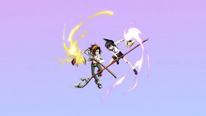 Yoh Asakura and Ren Tao from Shaman King