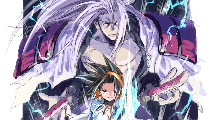 Yoh Asakura and Amidamaru from Shaman King 4K