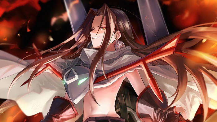 Hao Asakura from Shaman King in Art