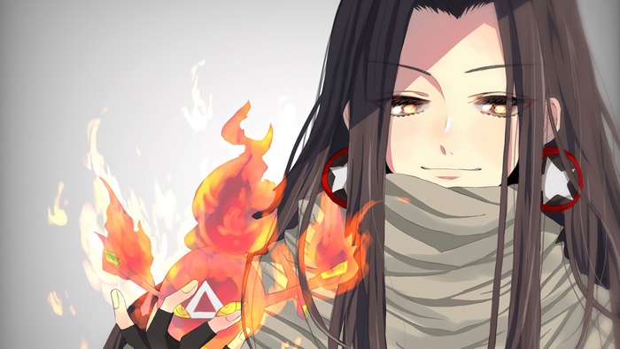 Hao from Shaman King with Spirit of Fire 4K