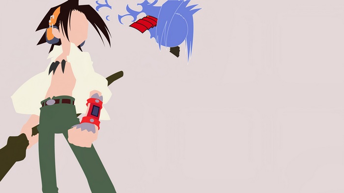 Yoh Asakura and Amidamaru from Shaman King 4K