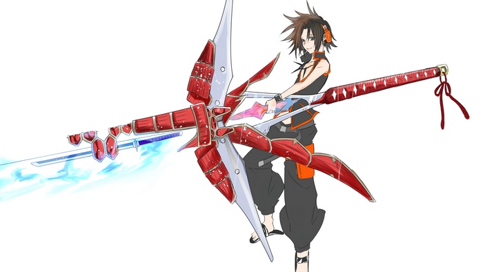 Yoh Asakura from Shaman King with Spirit of Sword 4K