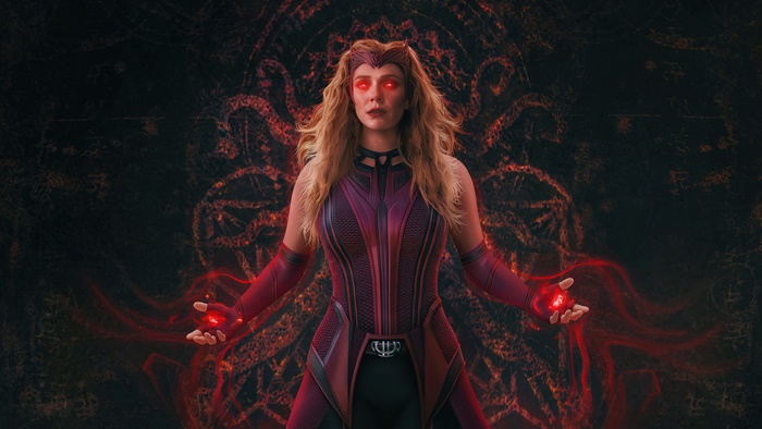 Scarlet Witch from Wandavision 4K Art