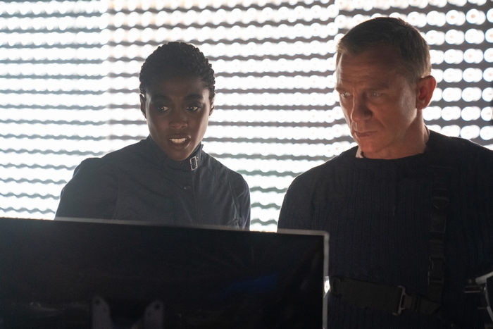 Lashana Lynch and Daniel Craig in No Time To Die
