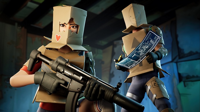 Fortnite Boxy Skins with Blueprint