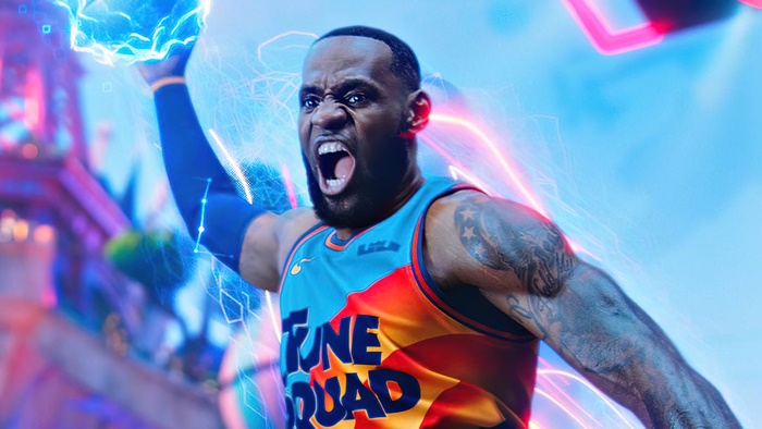 LeBron James from Space Jam 2 in