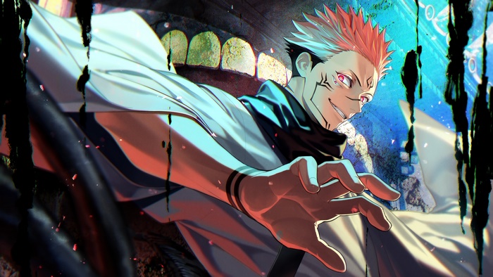 Ryomen Sukuna from Jujutsu Kaisen in Action 4K