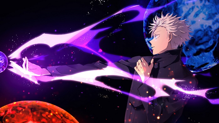 Satoru Gojo Using Hollow Purple 4K