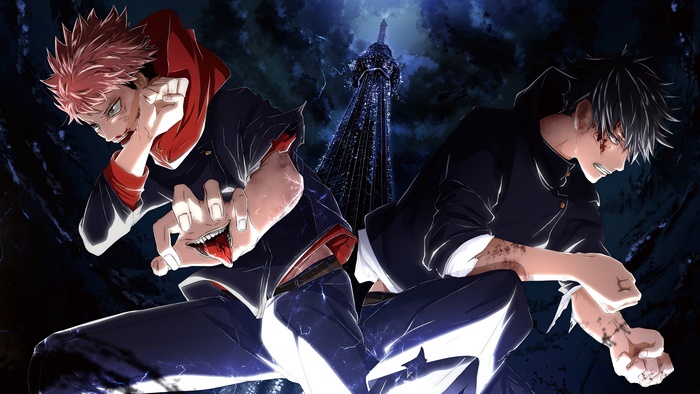 Yuji Itadori and Megumi Fushiguro from Jujutsu Kaisen 4K