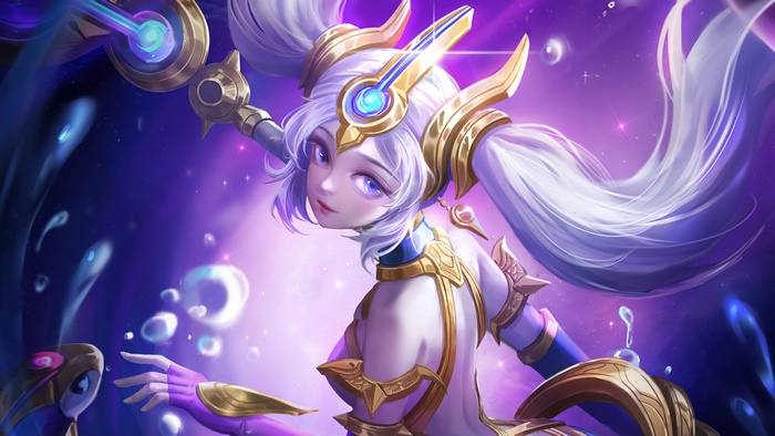 Nami from League of Legends Cosmic Destiny 4K