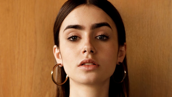 Lily Collins Vogue photoshoot 4K