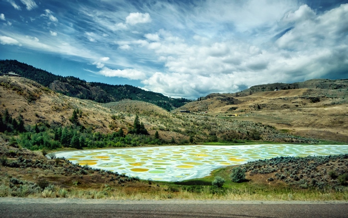 Spotted Lake in Canada