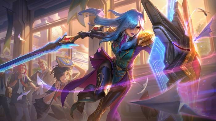 Leona from League of Legends Battle Academia