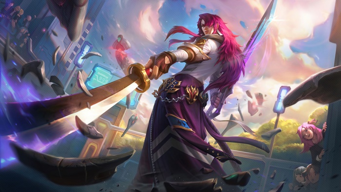 Yone from League of Legends Battle Academia