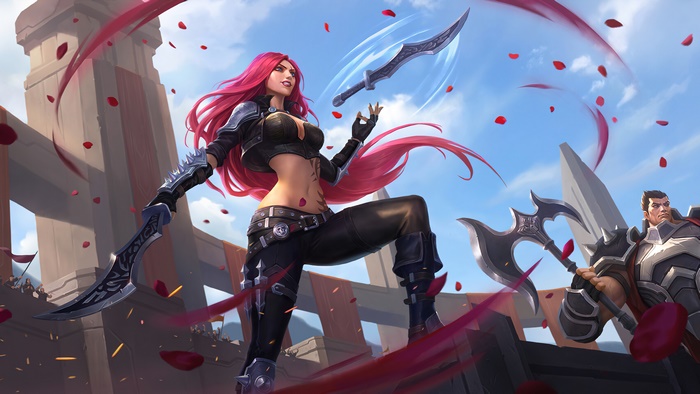 Katarina and Darius from League of Legends 4K