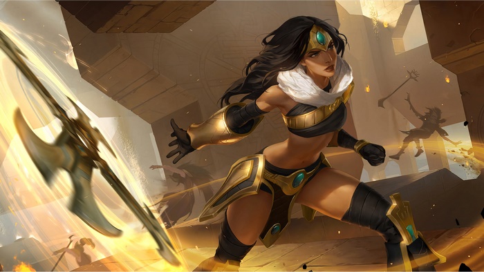 Sivir Artwork from Legends of Runeterra