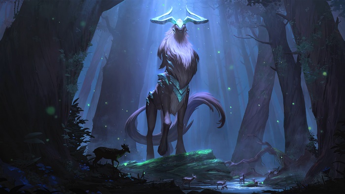 Towering Stonehorn from Legends of Runeterra 4K