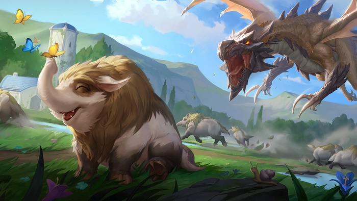 Dragon Chow from Legends of Runeterra 4K