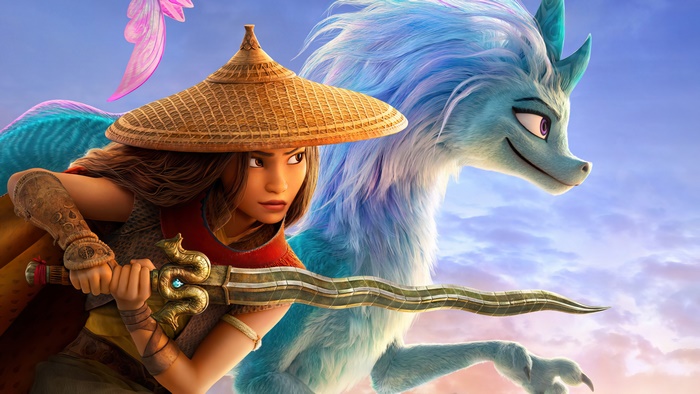 Raya and Sisu from Raya and the Last Dragon 4K