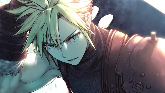 Cloud Strife from Final Fantasy VII Remake 4K