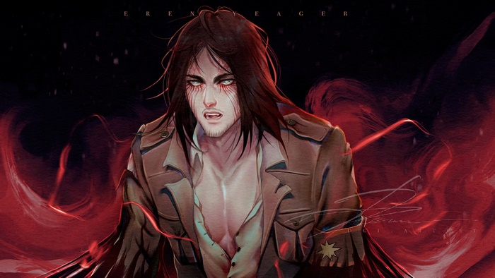 Eren Jaeger from Attack on Titan in Art