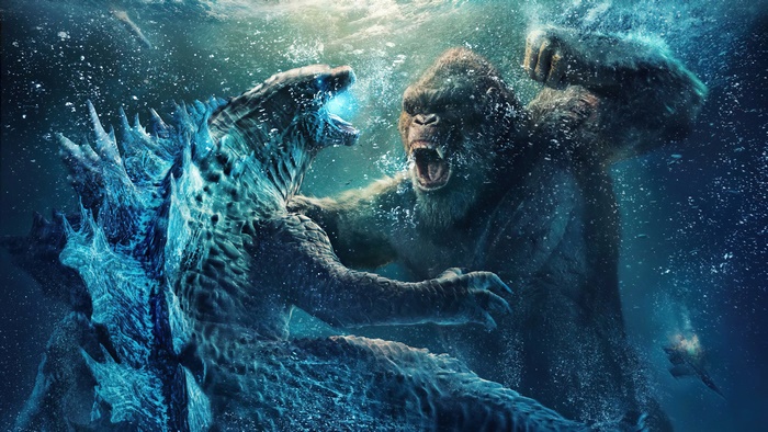 Godzilla vs. Kong Underwater Battle 4K