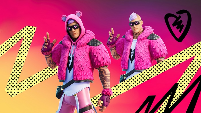 Cuddle King outfit from Fortnite 4K