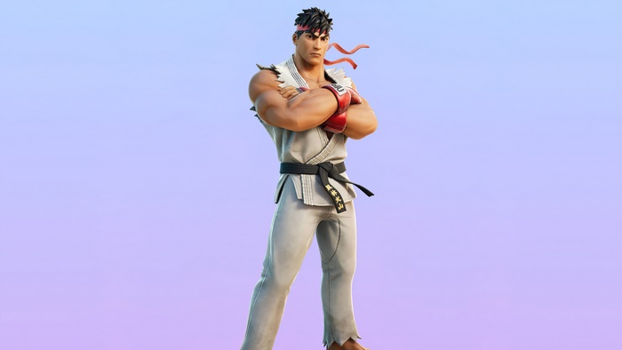 Ryu from Fortnite in 4K