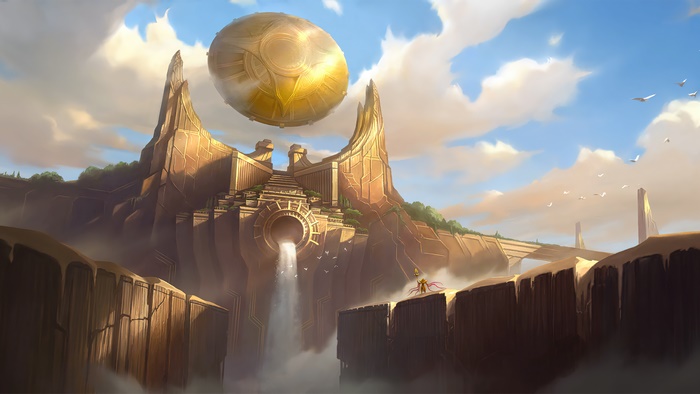 Restored Sun Disc Shurima from Legends of Runeterra 4K